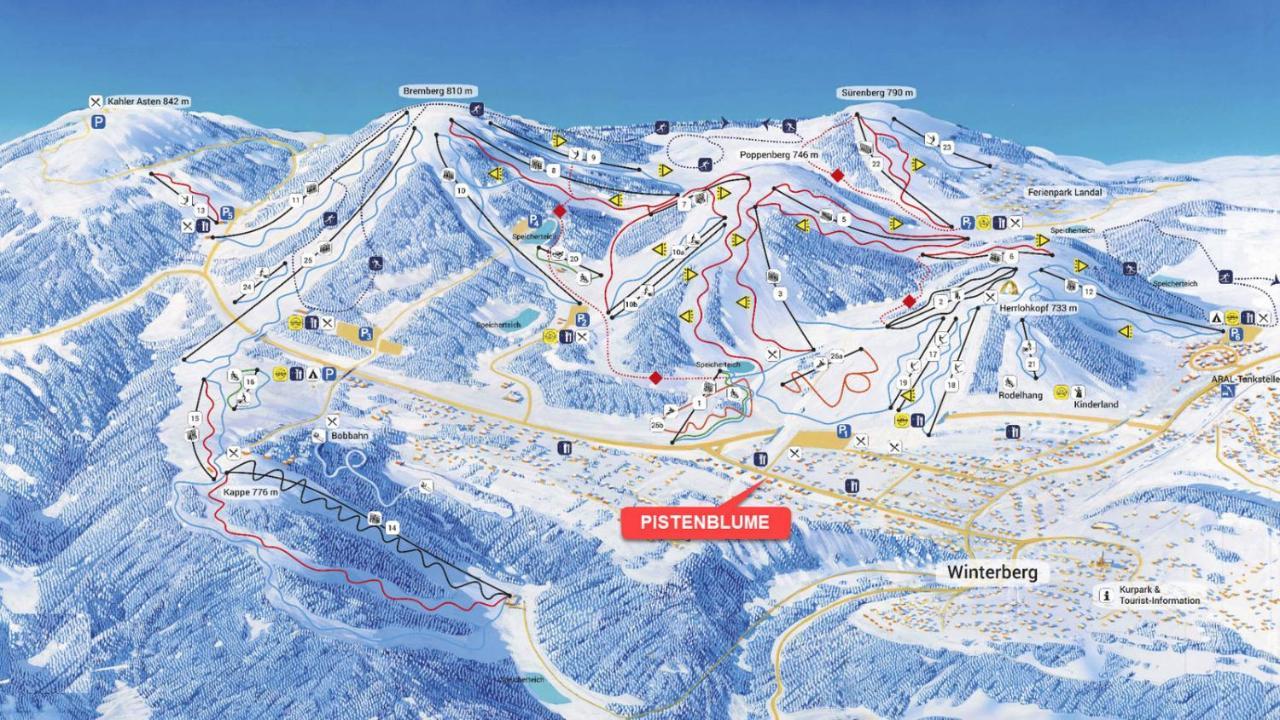 Pistenblume Apartment - Skipiste, Stadtzentrum وينتربرغ المظهر الخارجي الصورة